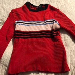 forever 21 cropped long sleeve tee